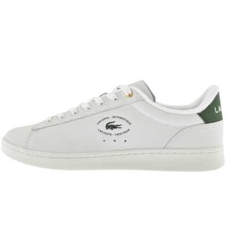 Lacoste khaki trainers sale